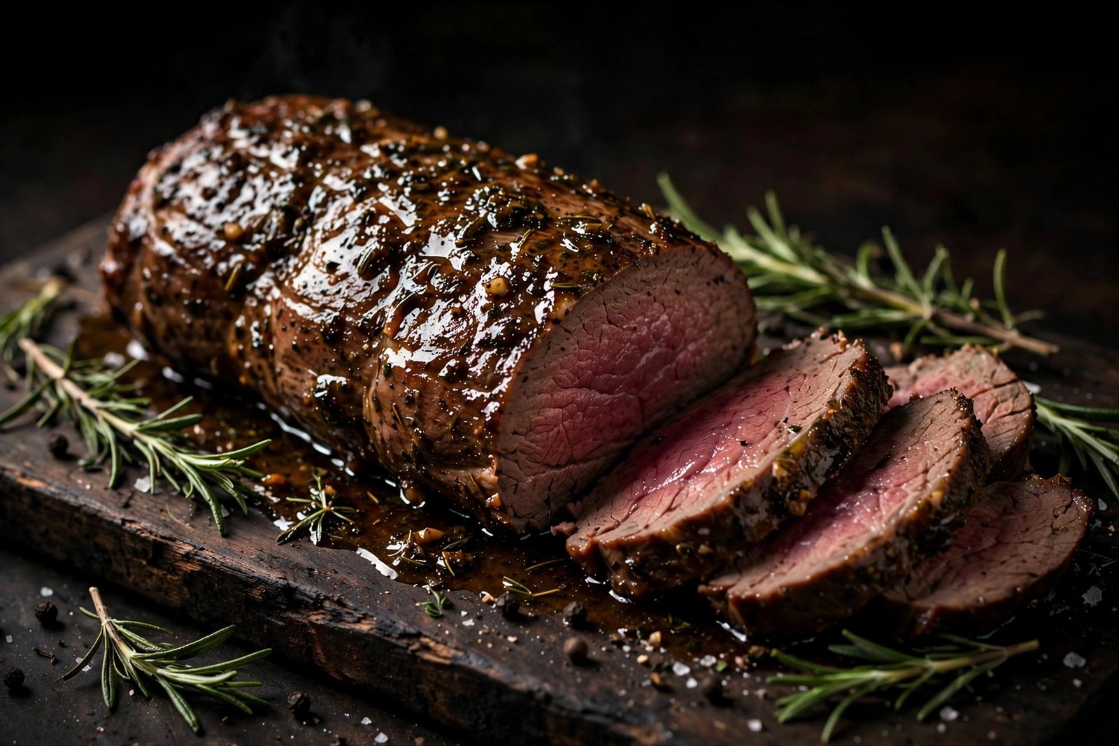 Herb-Glazed Beef Tenderloin