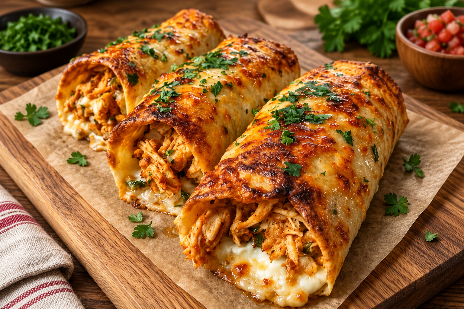 Cheesy Chicken Enchiladas – Creamy, Golden & Comforting Mexican-Style Dinner