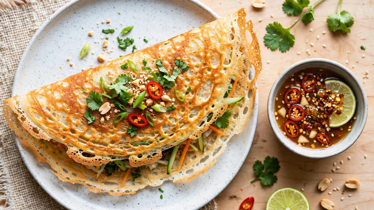 Viral Rice Paper Crepe